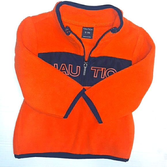 Like New☆NAUTICA☆Infant 6-9mo. Fleece Pullover Hoodie☆ - Picture 8 of 15